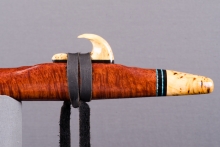 Redwood Burl Native American Flute, Minor, Mid A-4, #J72D (12)